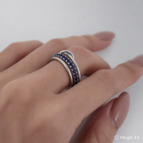 Azurielle Stack Ring